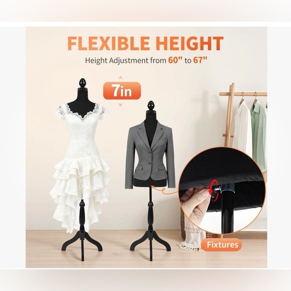 Unlisted Black Mannequin Dress Form - Picture 4 of 4